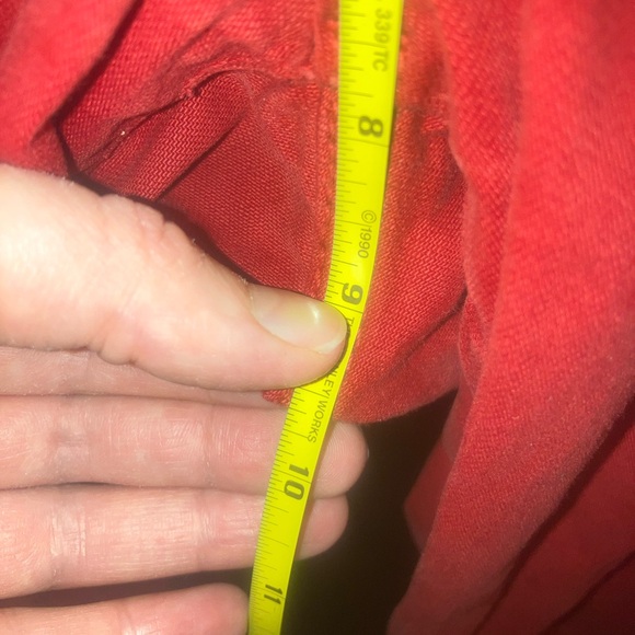 Guess Red Denim Low Rise Stretch Capris With Real Pockets size 28 - Picture 9 of 16